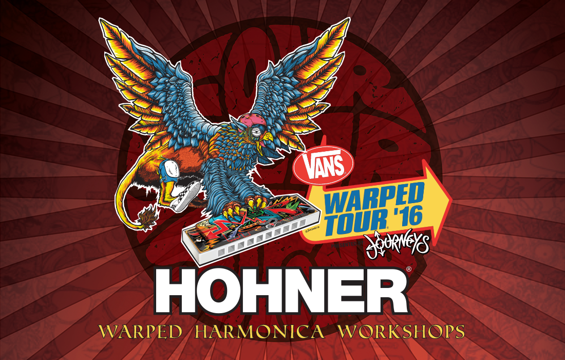 Hohner Warped Harmonica Blues Harmonica